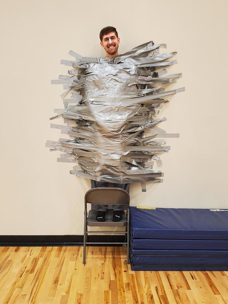 So much Duct tape.