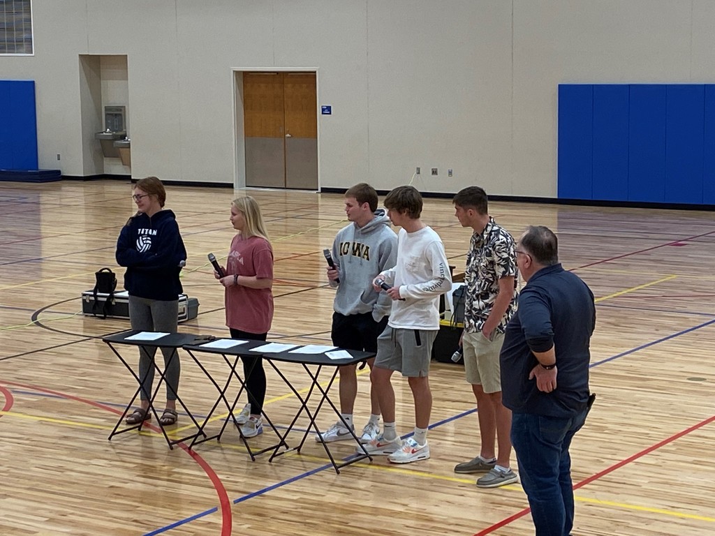 Tea Area high school students presented on perseverance to our Venture students.