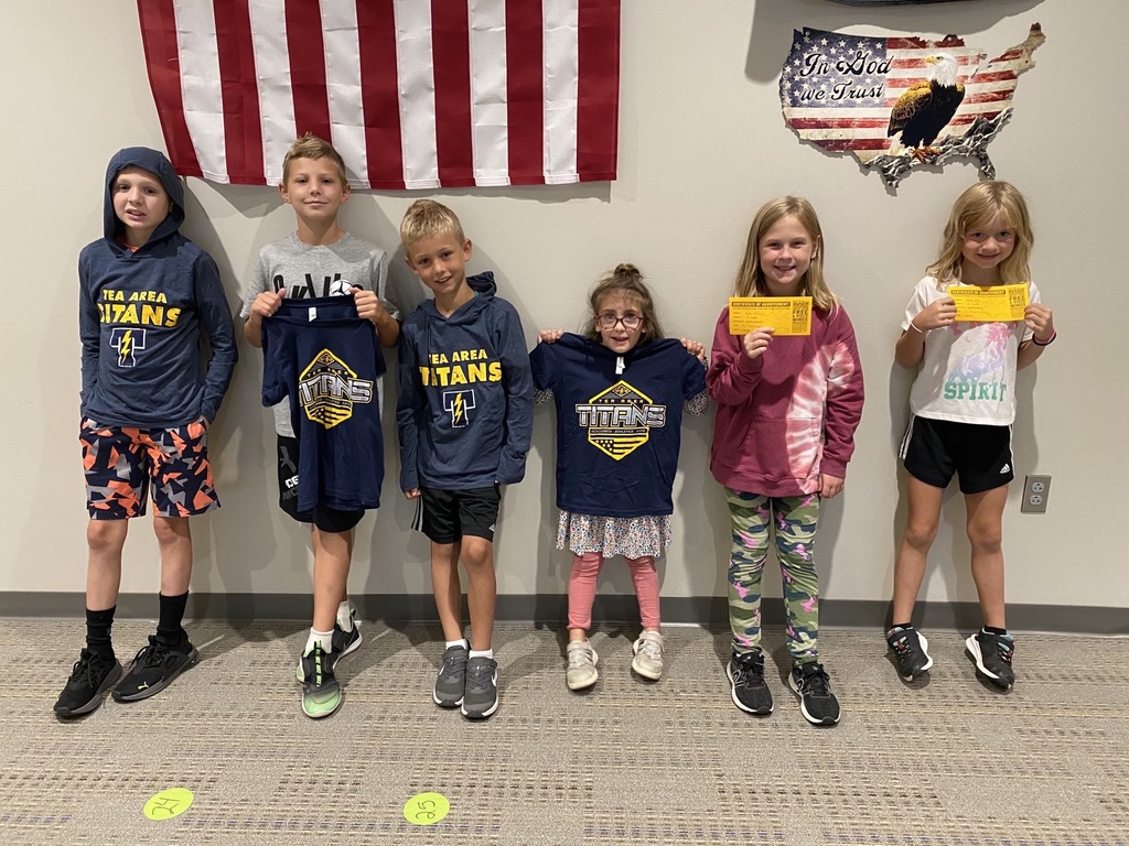 This weeks Titan Ticket winners.
